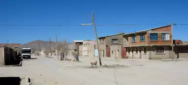 De stad Uyuni