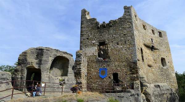 Het hoofdgebouw van het kasteel
