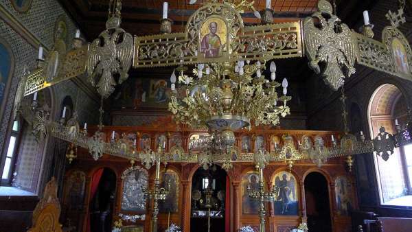 Interior of the monastery