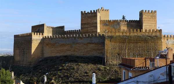 En el castillo de Guadix