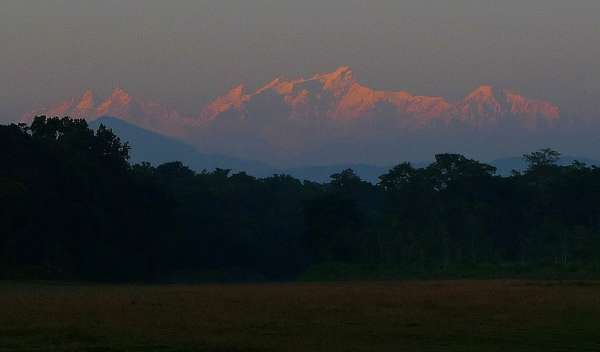 喜马拉雅山的景色