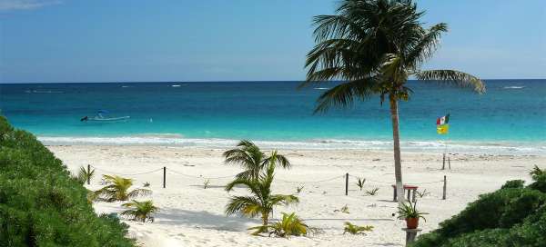 Plaża Tulum: Pogoda i pora roku