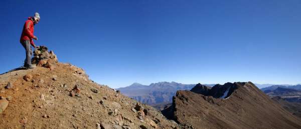 The top of Nevado Mismi