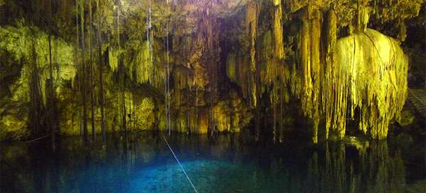 Cenote de Dzitnup: Počasí a sezóna