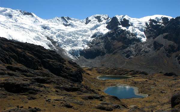 Splendide viste sulle montagne Huaytapallana
