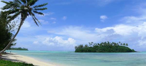 In giro per l'isola di Rarotonga: Imbarco