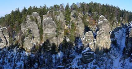 Excursão às rochas Prachovské