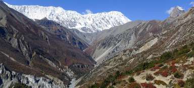 Wandern Sie durch das obere Khangsar