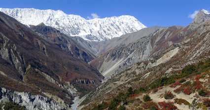 Wandern Sie durch das obere Khangsar