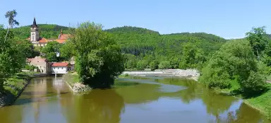 Sázava 수도원 근처 산책