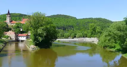Un paseo cerca del monasterio de Sázava