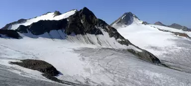 西からサイコーゲルに登る