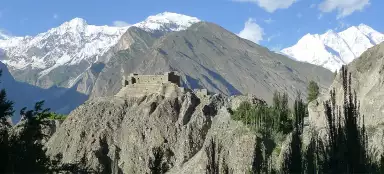 Passeio pela fortaleza de Baltit