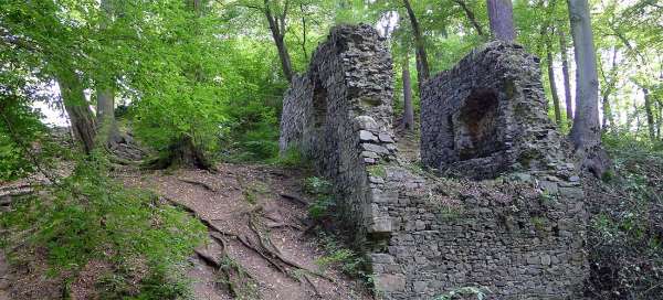 Passeio pelas ruínas de Kostelec: Visto