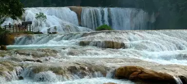 Agua Azul 폭포 투어