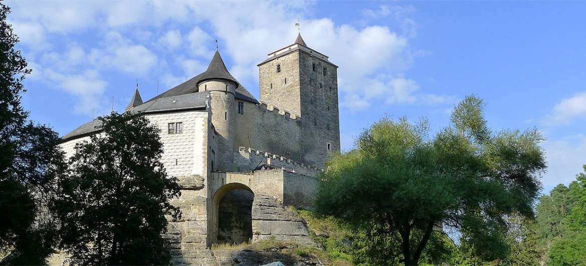 Procházka okolo hradu Kost: Turistika