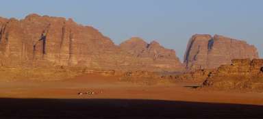 Pasaremos la noche en Wadi Rum.