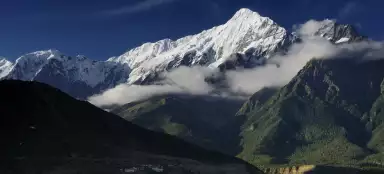 Straße von Pokhara nach Chhusang
