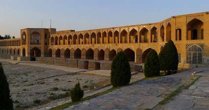 Pontes históricas em Esfahan