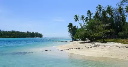 Stranden bij Hauru Point