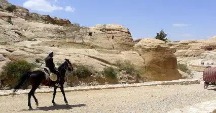 Loop door de As-Siq-kloof