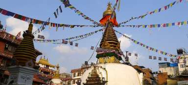 Visite du stupa de Kathesimbu