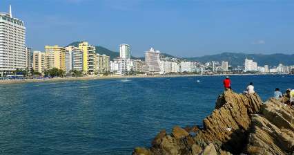Stranden in Acapulco