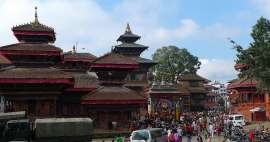 Een rondleiding op het Durbar-plein in Kathmandu